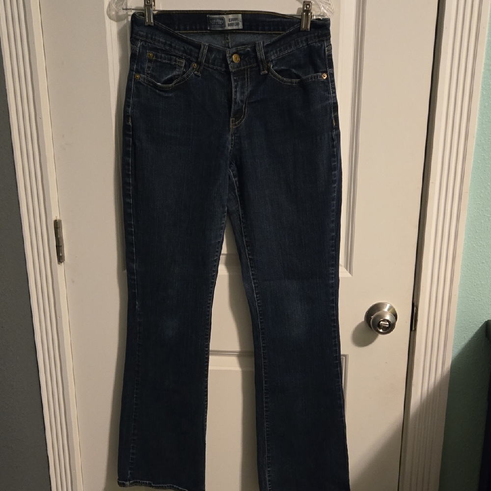 Levi's Dark Blue Flare Women's Jeans
